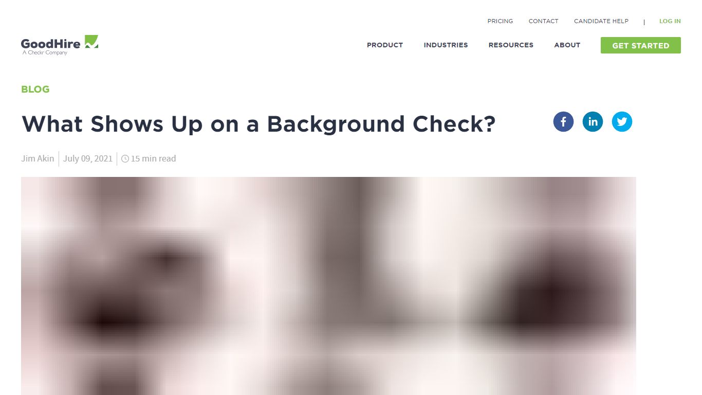What Shows Up on a Background Check? | GoodHire